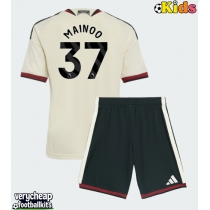 Manchester United Kobbie Mainoo #37 Replica Third Minikit 2026-27 Short Sleeve (+ pants)